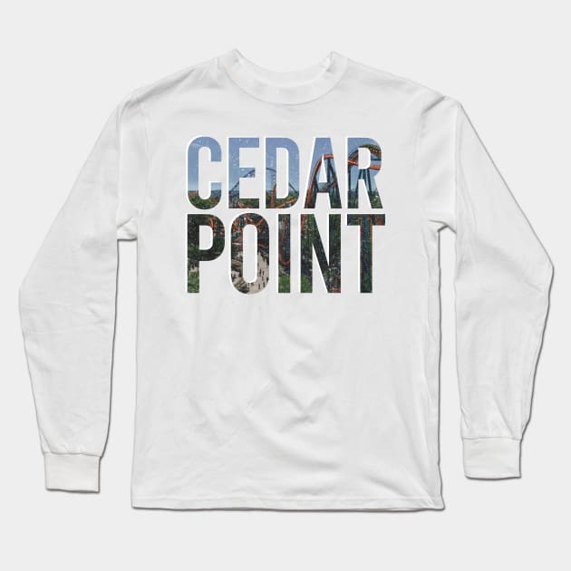 Cedar point Park Long Sleeve T-Shirt by himmih chromatic art